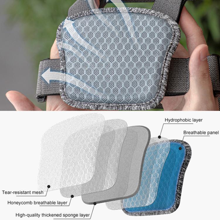 10 in 1 360 Phone Clamp Quick Release Body Mount Belt Chest Strap with Mount & Screw(Grey)