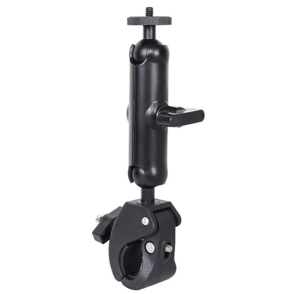 Universal Action Camera Bicycle Handlebar Clamp, Size:M 20cm(Black)