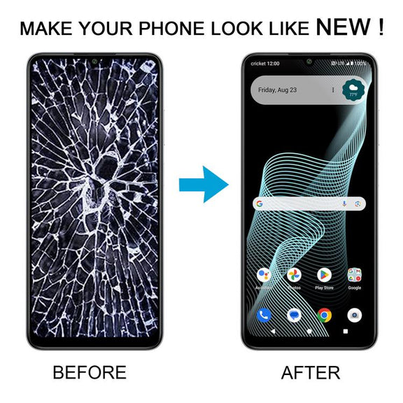 For Cricket Icon 6 SL219C LCD Screen with Digitizer Full Assembly