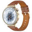 18mm Square Leather Rose Gold Buckle Watch Band(Brown) - free shipping - PMc TechLife - Order now!