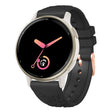 20mm Embossed Rose Gold Buckle Silicone Watch Band(Black) - free shipping - PMc TechLife - Order now!
