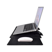 PU05 Sleeve Leather Case Carrying Bag for 14.1 inch Laptop(Black)