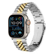 For Apple Watch 46mm / 49mm / 45mm / 44mm Quick Release Five-bead Metal Watch Band(Silver Gold) - free shipping - PMC TechLife - Order now!