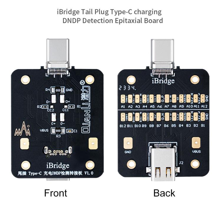 QianLi iBridge Tail Plug Charging DNDP Detection Epitaxial Board, Model:Type-C