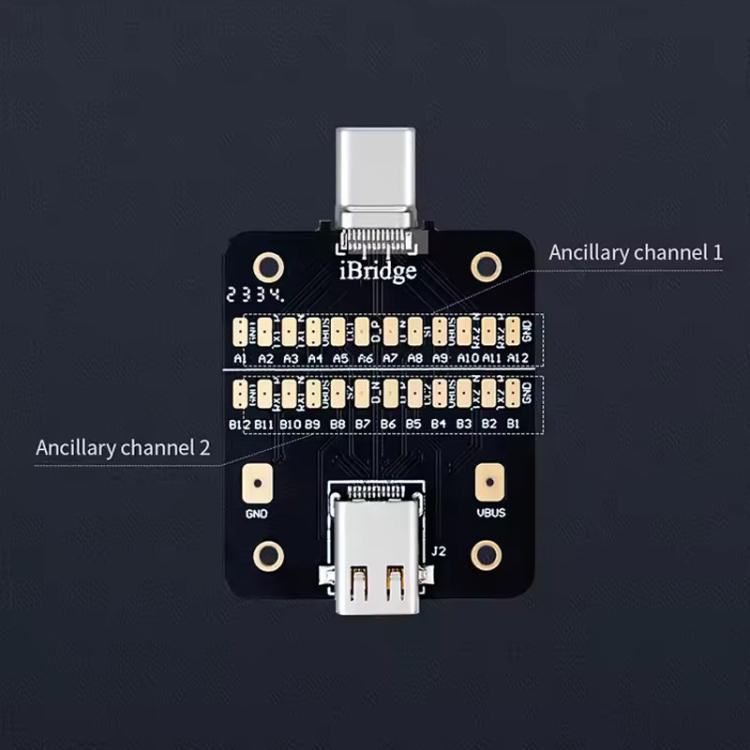 QianLi iBridge Tail Plug Charging DNDP Detection Epitaxial Board, Model:Type-C