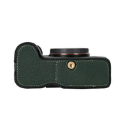 For Sony ILCE-7CM2 / Alpha 7C II Litchi Texture PU Leather Camera Half Case Base(Green)