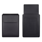 PU05 Sleeve Leather Case Carrying Bag with Small Storage Bag for 13.3 inch Laptop(Black)