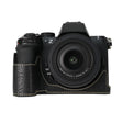 For Nikon Z50II Litchi Texture PU Leather Camera Half Case Base(Black) - free shipping - PMC TechLife - Order now!