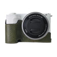 For Sony Alpha ZV-E10 II / ZV-E10M2 Litchi Texture PU Leather Camera Half Case Base(Green) - free shipping - PMC TechLife - Order now!