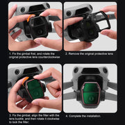 For DJI Air 3S BRDRC Camera Lens Filter, Filter:NIGHT