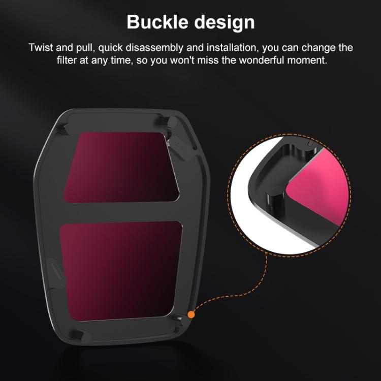 For DJI Air 3S BRDRC Camera Lens Filter, Filter:ND32