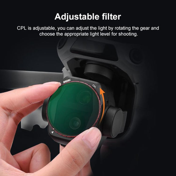 For DJI Air 3S BRDRC Camera Lens Filter, Filter:ND16