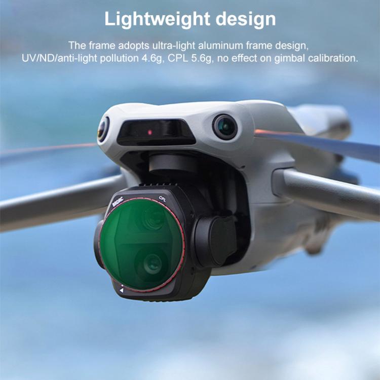 For DJI Air 3S BRDRC Camera Lens Filter, Filter:ND64