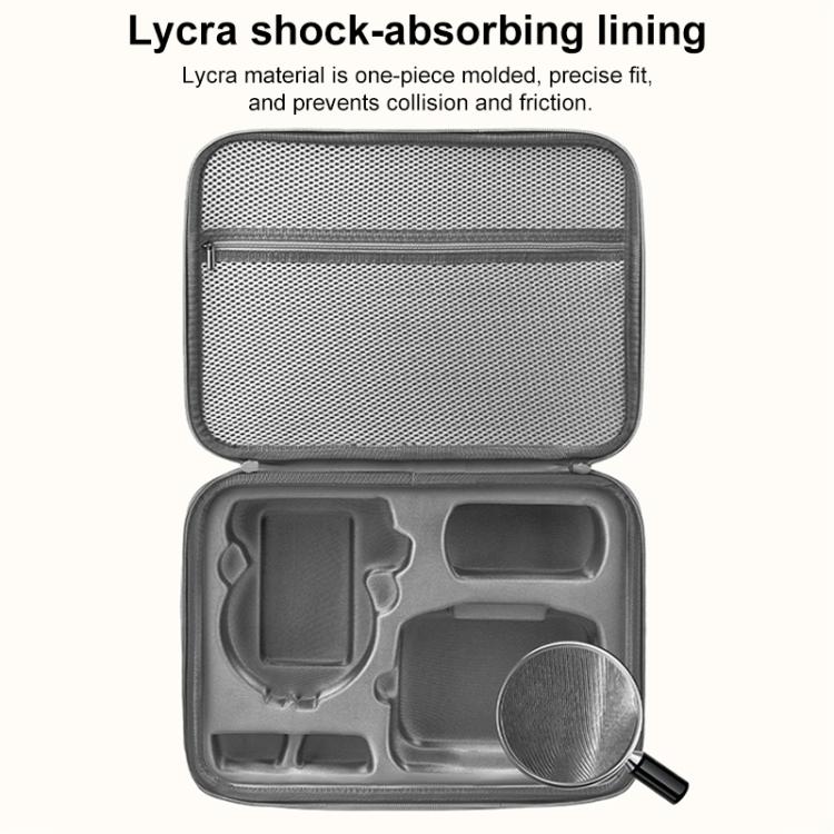For DJI Flip BRDRC Drone Portable Case Single Shoulder Messenger Bag Handbag(Grey)
