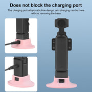 For DJI OSMO Pocket 3 BRDRC Silicone Desktop Base Bracket(Grey)
