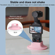 For DJI OSMO Pocket 3 BRDRC Silicone Desktop Base Bracket(Purple)