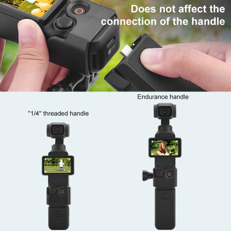 For DJI OSMO Pocket 3 BRDRC Protection Frame Adapter Base, Type:Frame + Head Strap