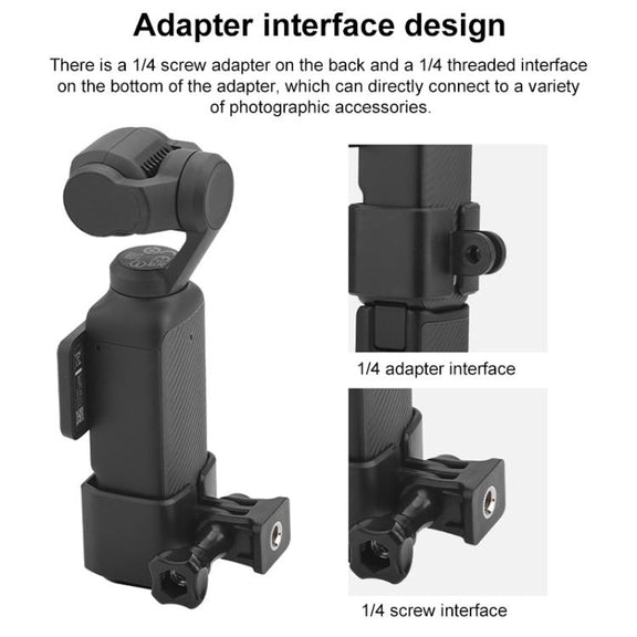 For DJI OSMO Pocket 3 BRDRC Protection Frame Adapter Base, Type:Frame + Head Strap