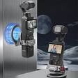 For DJI Osmo Pocket 3 BRDRC Smartphone Teleprompter Stand Desktop Clamp Cold Shoe Extension Mount(Dark Grey) - free shipping - PMC TechLife - Order now!