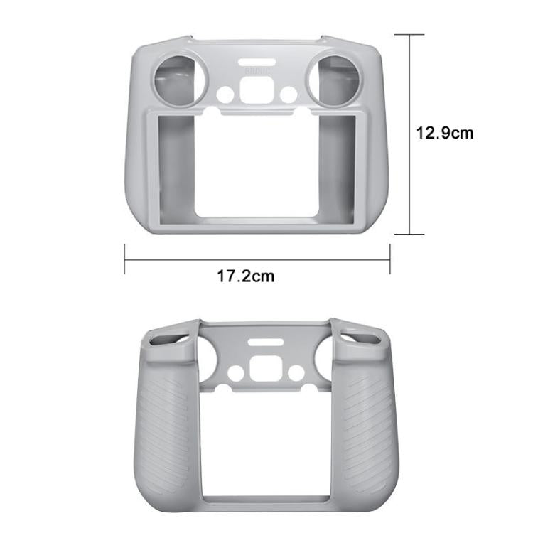 For DJI RC 2 BRDRC Remote Control Shockproof Anti-scratch Silicone Case(Black)