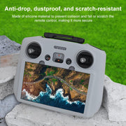 For DJI RC 2 BRDRC Remote Control Shockproof Anti-scratch Silicone Case(Black)