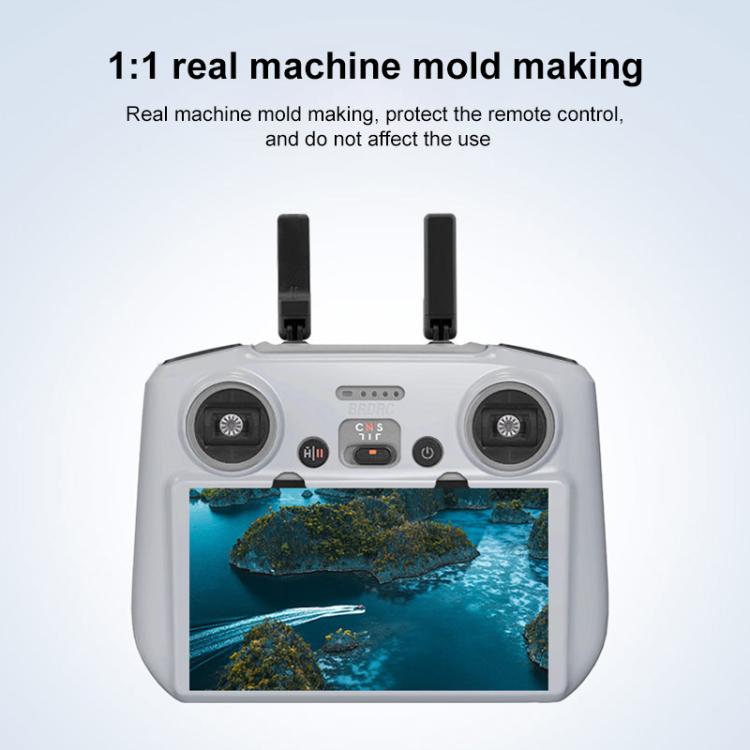 For DJI RC 2 BRDRC Remote Control Shockproof Anti-scratch Silicone Case(Black)