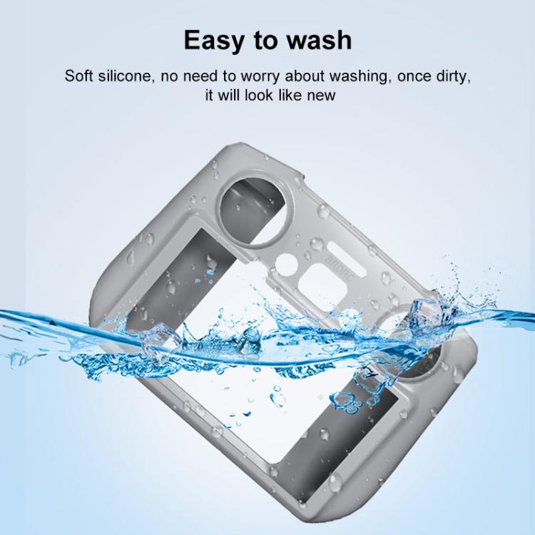For DJI RC 2 BRDRC Remote Control Shockproof Anti-scratch Silicone Case(Black)