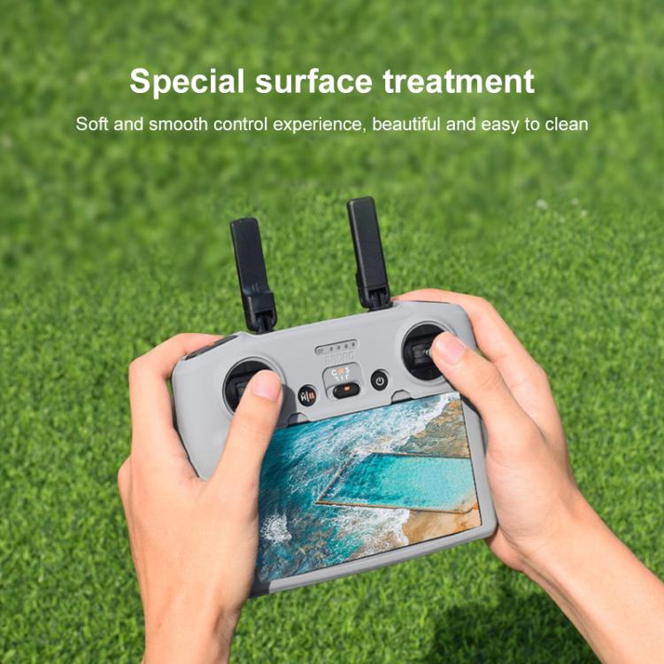 For DJI RC 2 BRDRC Remote Control Shockproof Anti-scratch Silicone Case(Black)