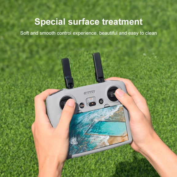 For DJI RC 2 BRDRC Remote Control Shockproof Anti-scratch Silicone Case(Black)