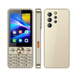 UNIWA XS24 Keypad Phone, 2GB+16GB, 3.5 inch Android 8.1 Mediatek MT6737M Quad Core, Flashlights, Network: 4G, Support Google Store, Plug:EU Plug(Gold) - free shipping - PMc TechLife - Order now!