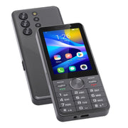 UNIWA XS24 Keypad Phone, 2GB+16GB, 3.5 inch Android 8.1 Mediatek MT6737M Quad Core, Flashlights, Network: 4G, Support Google Store, Plug:EU Plug(Black)