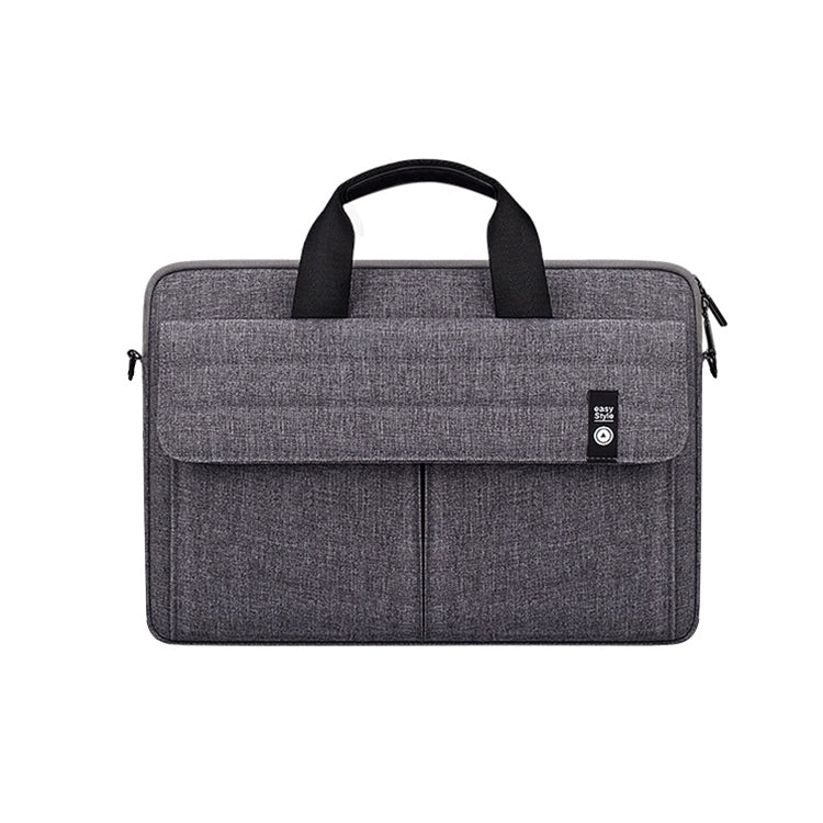 ST08 Handheld Briefcase Carrying Storage Bag without Shoulder Strap for 14.1 inch Laptop(Grey)