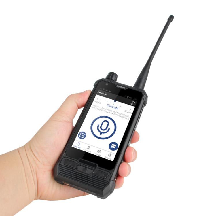 UNIWA P2 Plus UHF Walkie-Talkie Rugged Phone, 3GB+32GB, 4.0 inch Android 9.0 Mediatek MT6762 Octa Core, Network: 4G, NFC, Plug:US Plug(Black)