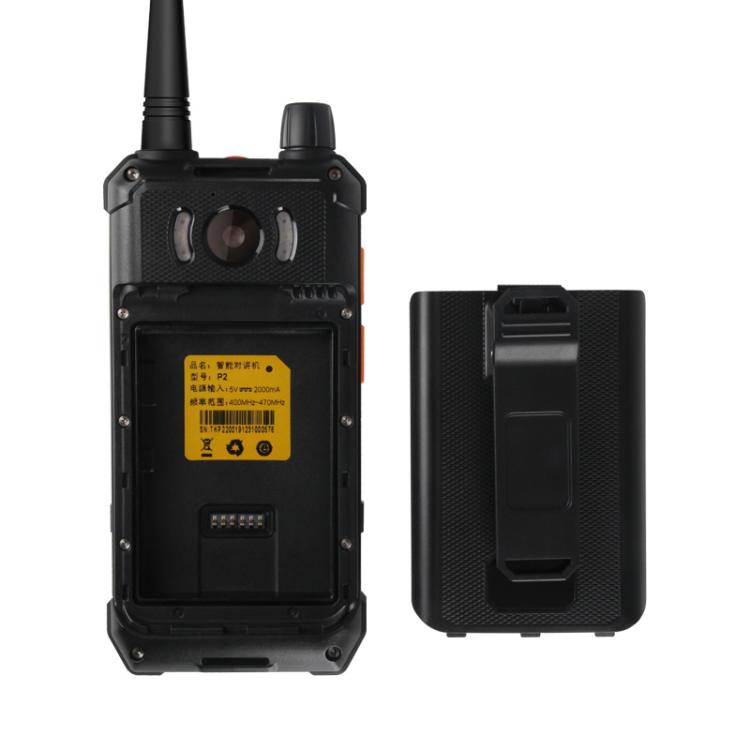 UNIWA P2 Plus UHF Walkie-Talkie Rugged Phone, 3GB+32GB, 4.0 inch Android 9.0 Mediatek MT6762 Octa Core, Network: 4G, NFC, Plug:EU Plug(Black)