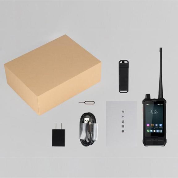UNIWA P2 Plus UHF Walkie-Talkie Rugged Phone, 3GB+32GB, 4.0 inch Android 9.0 Mediatek MT6762 Octa Core, Network: 4G, NFC, Plug:US Plug(Black)