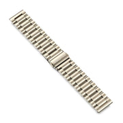 22mm MIJOBS Three Beads Metal Watch Band(Light Gold)