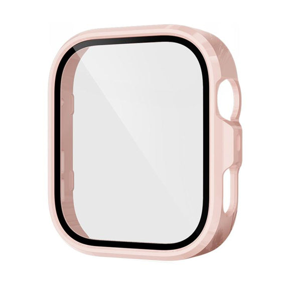 For Huawei Watch Fit 4 Pro Tempered Film Integrated PC Watch Protective Case(Pink)