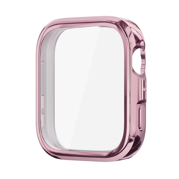 For Huawei Watch Fit 4 Electroplated TPU Full Coverage Watch Protective Case(Pink)