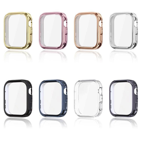 For Huawei Watch Fit 4 Electroplated TPU Full Coverage Watch Protective Case(Pink)