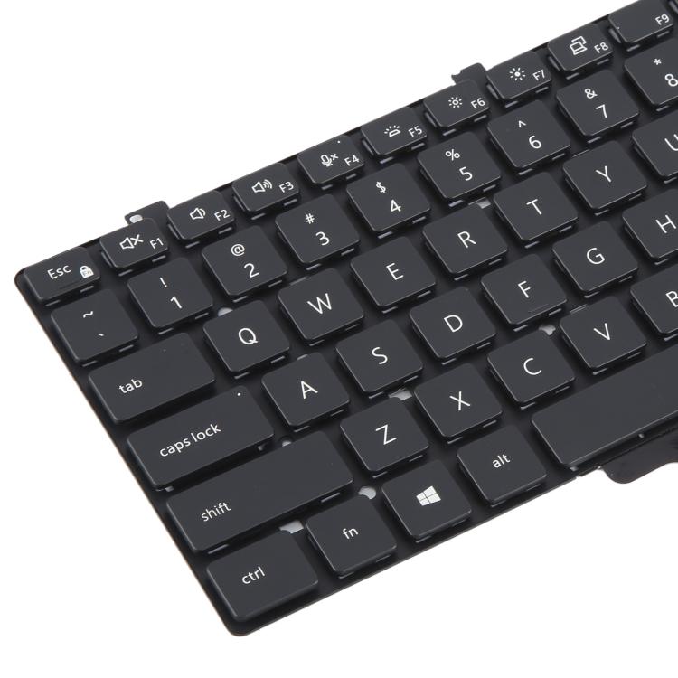 US Version Backlit Laptop Keyboard for Dell LATITUDE P33S 13-7300 7310(Black)