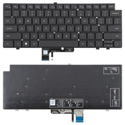US Version Backlit Laptop Keyboard for Dell Latitude 7340 7440 7640(Black)