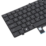 US Version Backlit Laptop Keyboard for Dell Latitude 7340 7440 7640(Black)
