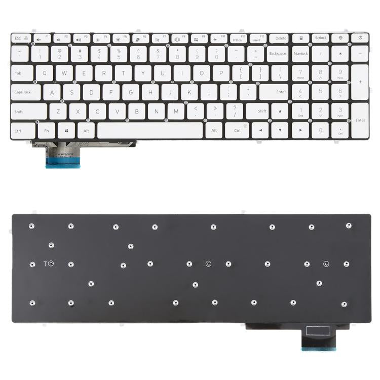 US Version Laptop Keyboard for Xiaomi Mi Notebook RUBY MX110 TM1802 TM1709 TM1705 AA/AC/AD/AF/AG(White)