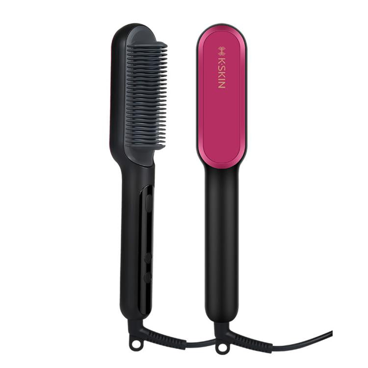 K-SKIN KD3800 PTC Heating Hair Straightening Curler Comb Iron(EU Plug)