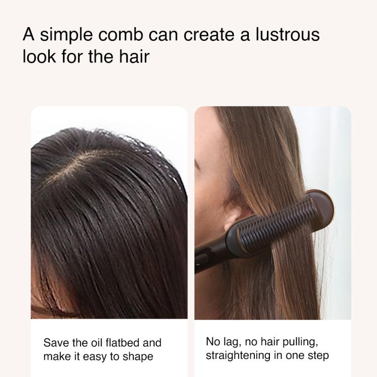 K-SKIN KD3800 PTC Heating Hair Straightening Curler Comb Iron(EU Plug)