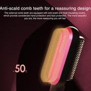 K-SKIN KD3800 PTC Heating Hair Straightening Curler Comb Iron(EU Plug)