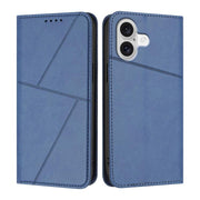 For iPhone 17 Strong Magnetic Frosted Flip Leather Phone Case(Royal Blue)