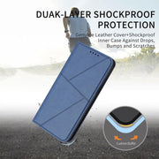 For iPhone 17 Strong Magnetic Frosted Flip Leather Phone Case(Royal Blue)