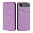 For iPhone 17 Air Strong Magnetic Frosted Flip Leather Phone Case(Light Purple) - free shipping - PMc TechLife - Order now!
