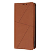 For iPhone 17 Pro Max Strong Magnetic Frosted Flip Leather Phone Case(Coffee Color)